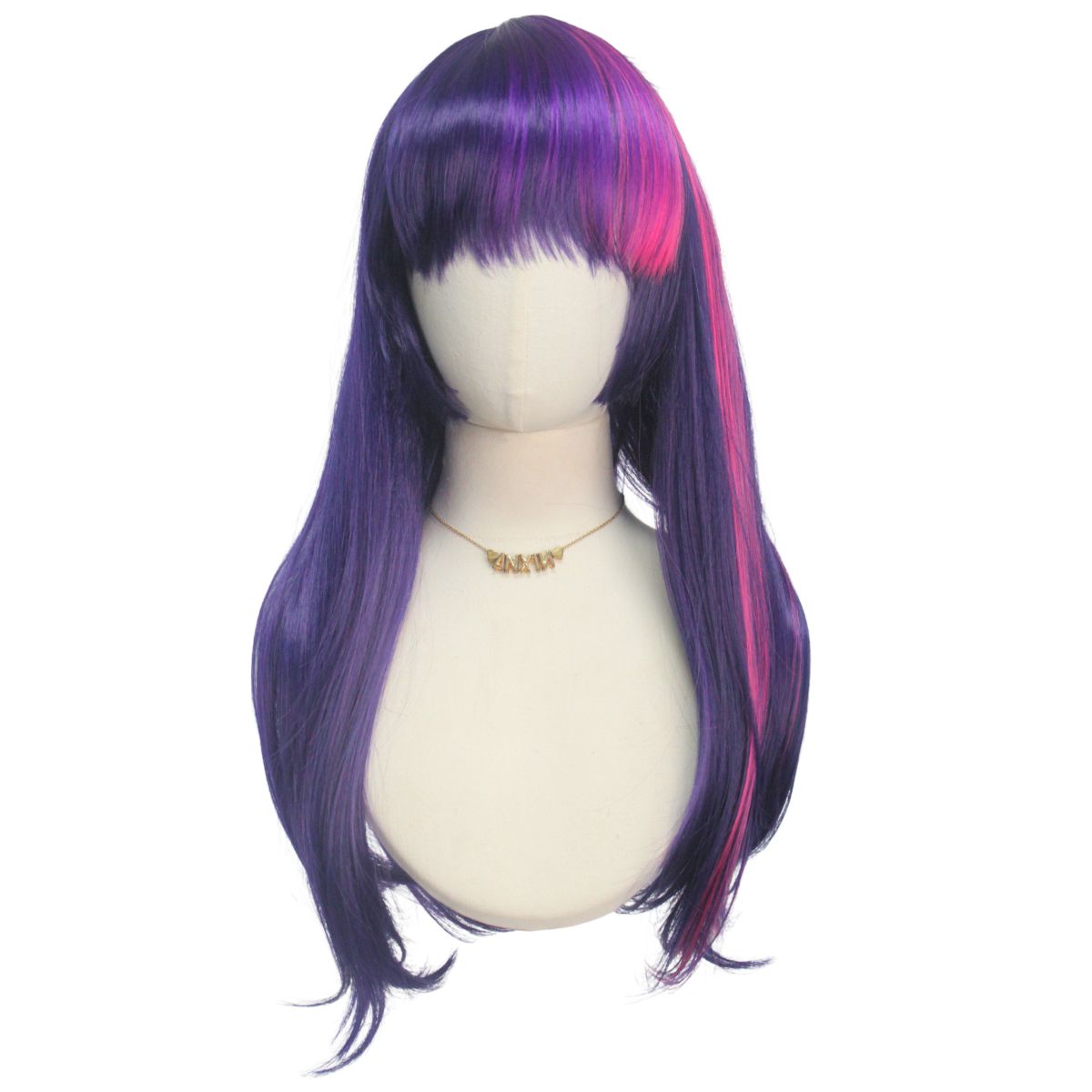 Pink Purple Neat Bangs Long St - Science Bob recension och pris