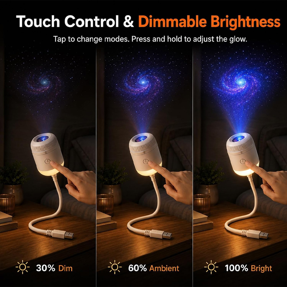 24 Slides Rotatable Galaxy Sta - Planetarium Projector Home recension och pris