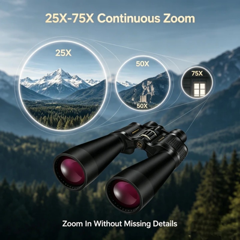 BORWOLF 25-75X70 Large Objecti - National Geographic Telescope 70Mm recension och pris