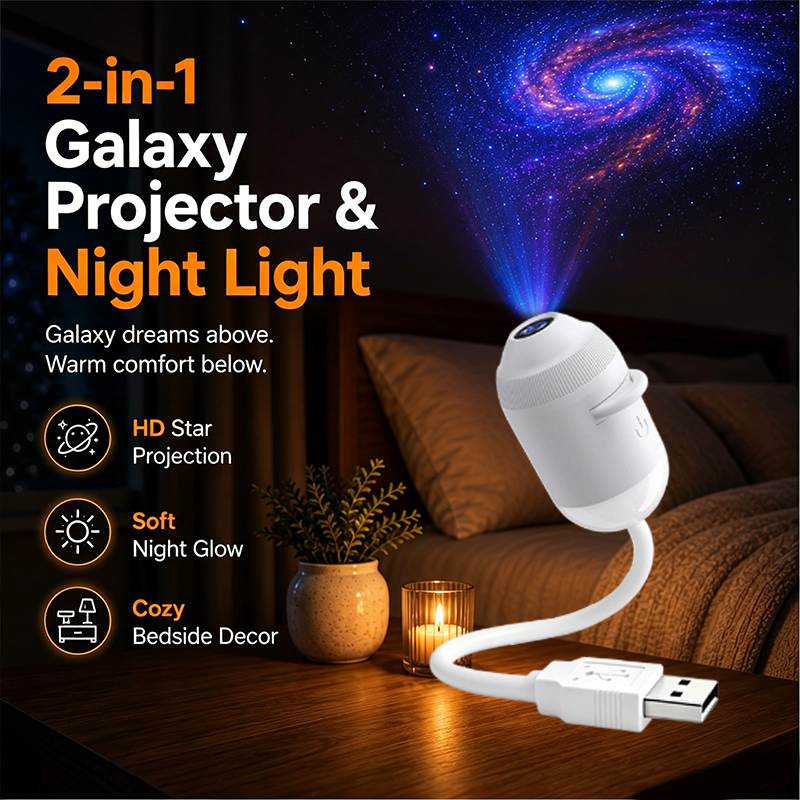 TINSOL USB Starry Sky Projecto - Planetarium Projector Home recension och pris