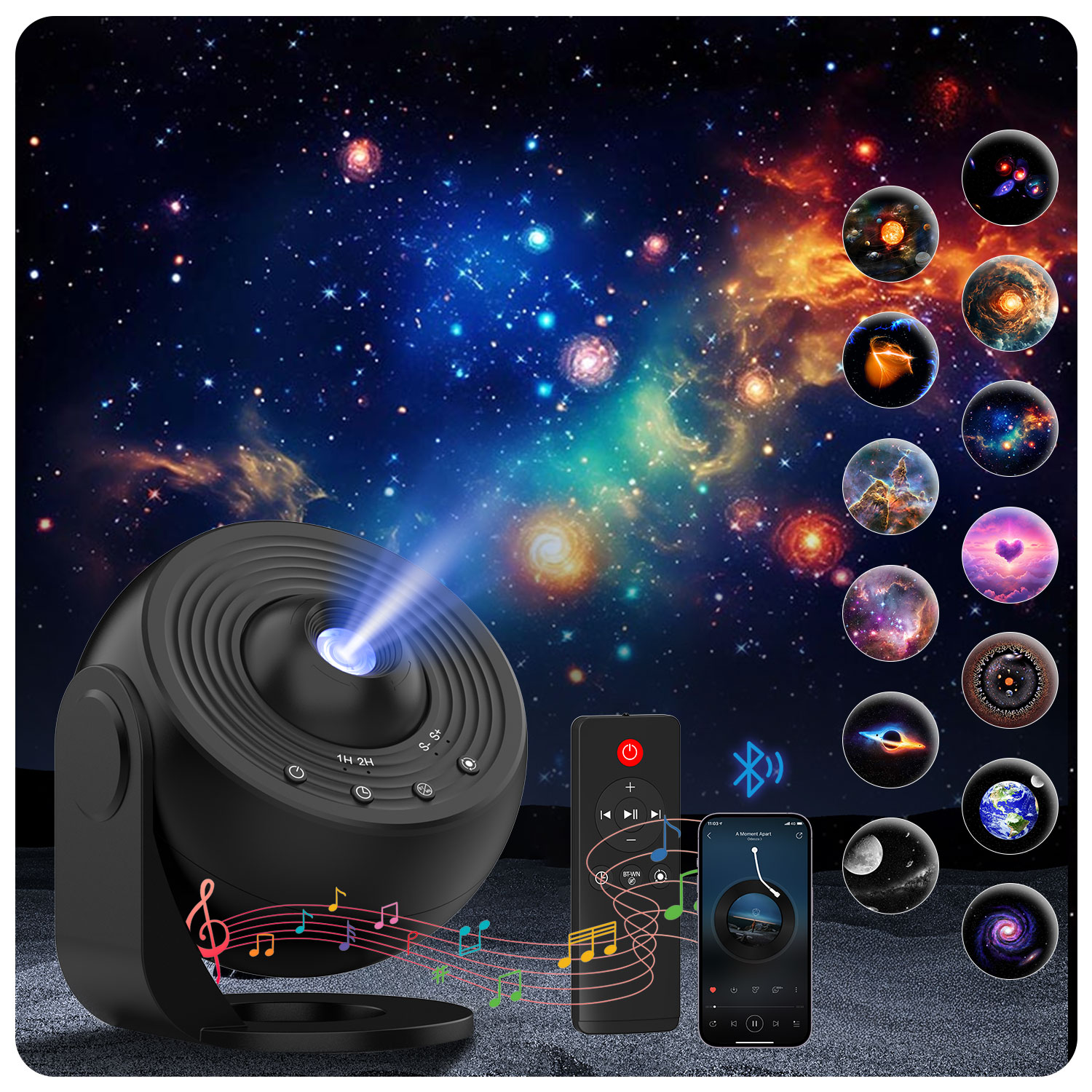 Star Projector Galaxy Pro Nigh - Planetarium Projector Home recension och pris